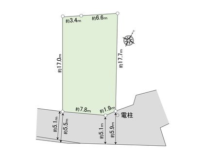 港区赤坂4丁目 土地 区画図
