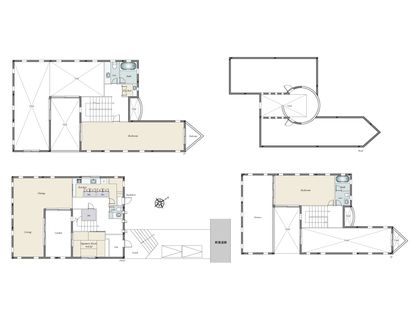 渋谷区神宮前四丁目 間取図(平面図)