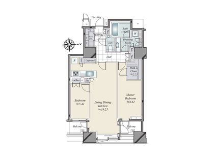 三田ガーデンヒルズ イーストヒル 間取図(平面図)