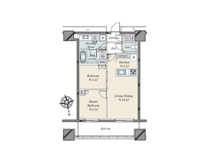 WORLD TOWER RESIDENCE 間取図(平面図)