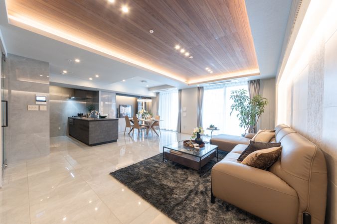 テラス渋谷美竹 リビング