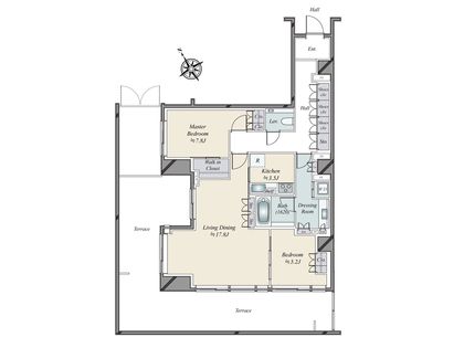 プレミスト南青山 間取図(平面図)