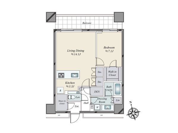 WORLD TOWER RESIDENCE 間取図(平面図)
