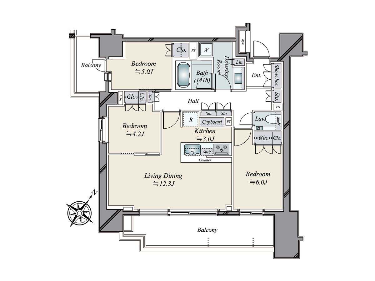 間取図(平面図)