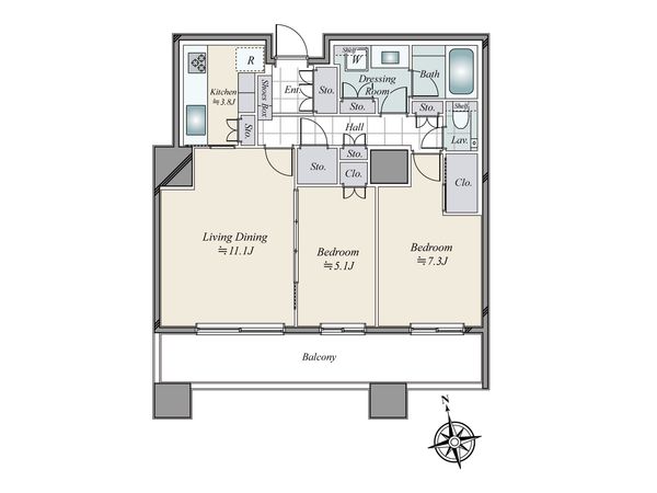 パークコート麻布十番 ザ・タワー 間取図(平面図) パークコート麻布十番 ザ・タワー 間取図(平面図)