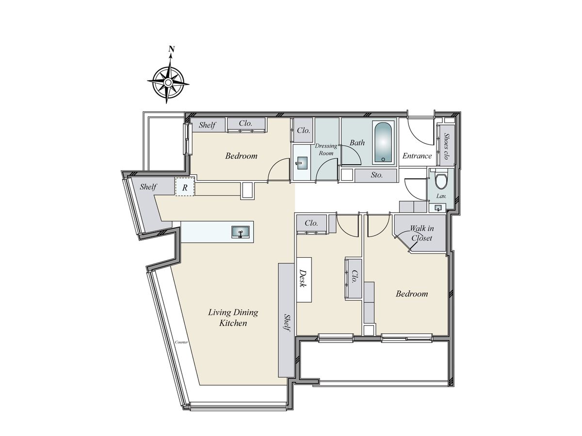 間取図(平面図)