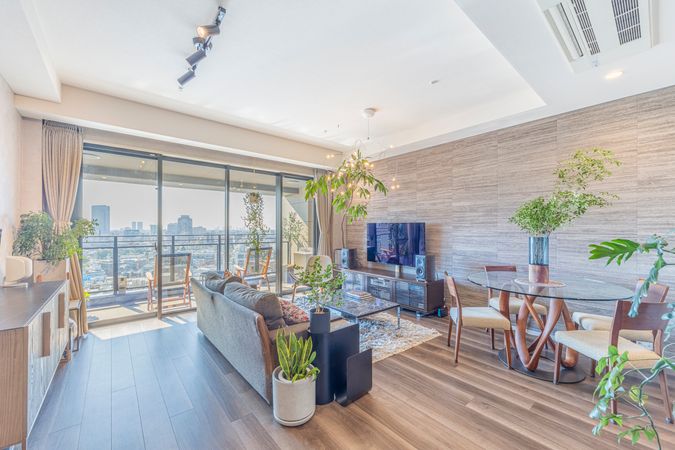 グランドヒルズ南青山 リビング