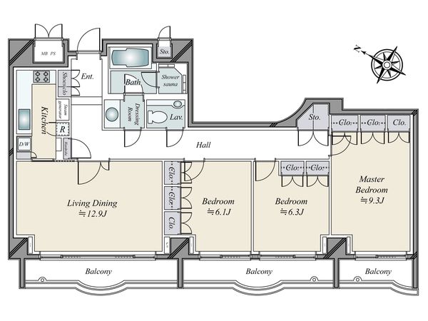 間取図(平面図)