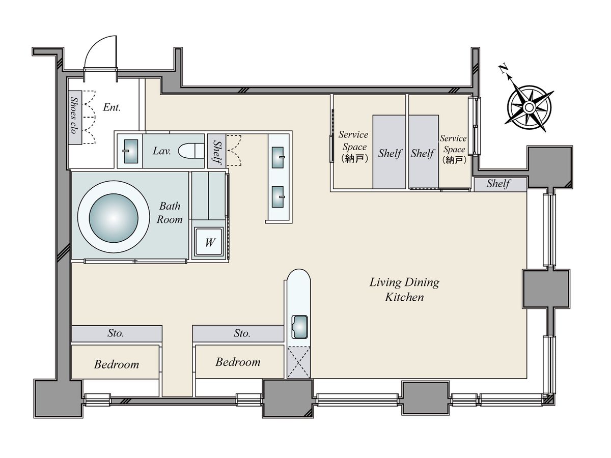 間取図(平面図)