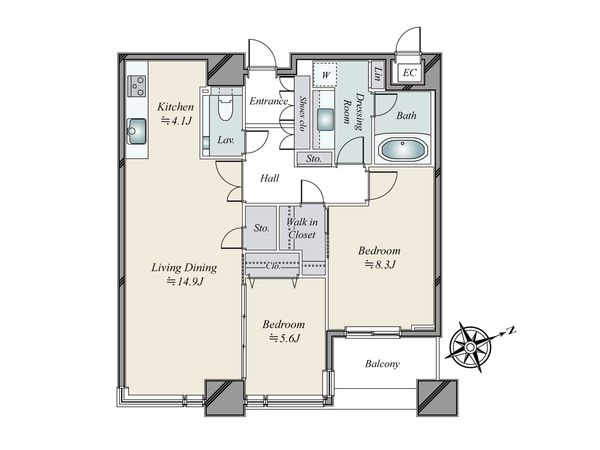 パークコート赤坂ザタワー 間取図(平面図) パークコート赤坂ザタワー 間取図(平面図)
