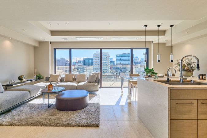 パークコート一番町 リビング