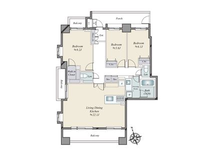間取図(平面図)
