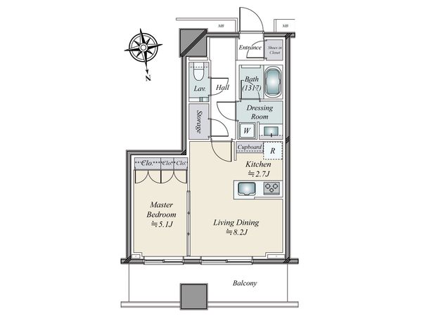 WORLD TOWER RESIDENCE 間取図(平面図)