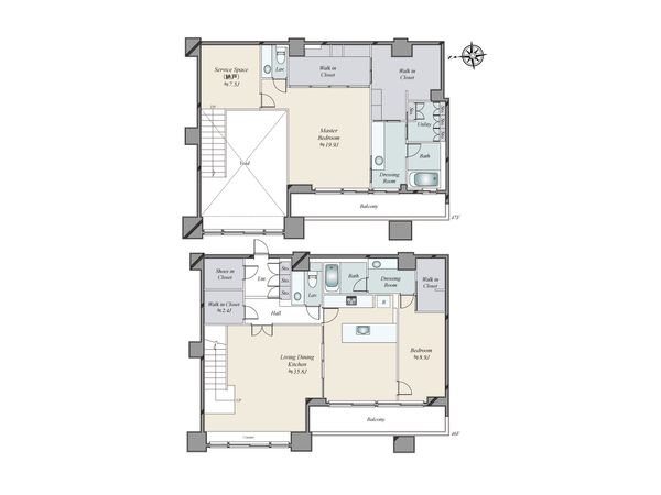 高輪ザ・レジデンス タワー棟 間取図(平面図)