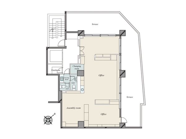 銀座三丁目ビル 間取図(平面図)