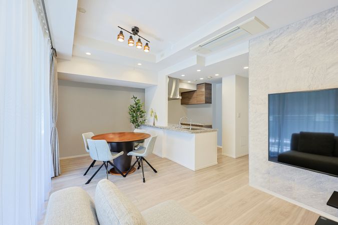 グランドヒルズ南青山 リビング