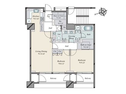 間取図(平面図)