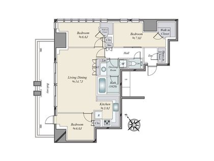 間取図(平面図)