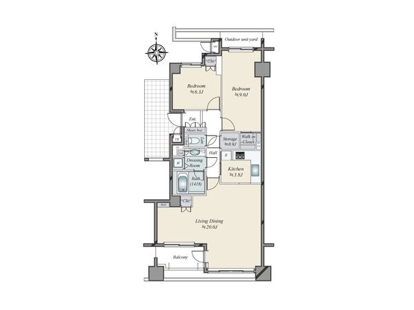 It’s東京フォーサイトスクエア 間取図(平面図)