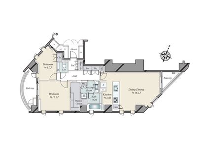 乃木坂パークハウス 眺望