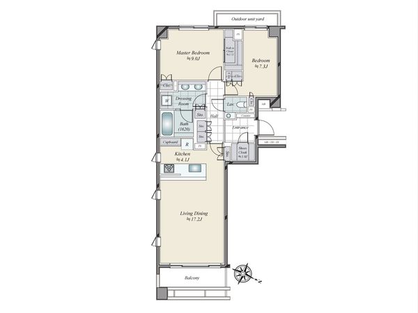 センチュリーフォレスト D棟 間取図(平面図)