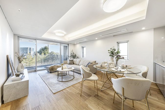 センチュリーフォレスト D棟 リビング