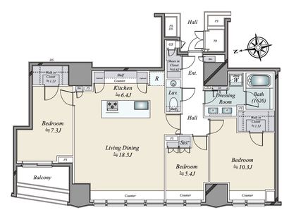 間取図(平面図)