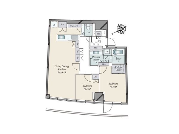 パークコート青山ザタワー 間取図(平面図) パークコート青山ザタワー 間取図(平面図)