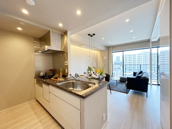 シティハウス広尾南 リビング