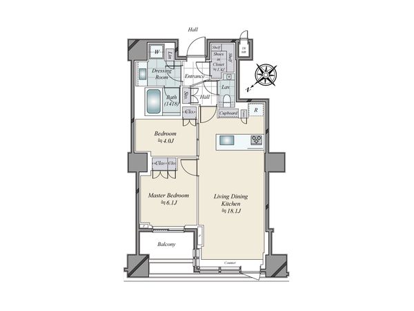 三田ガーデンヒルズ ウエストヒル 間取図(平面図)