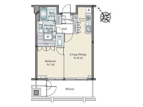 虎ノ門ヒルズレジデンス 間取図(平面図) 間取図(平面図)