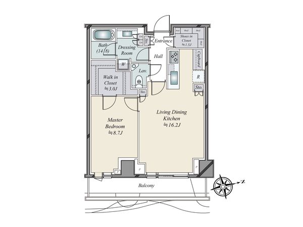 パークコート神宮北参道ザタワー 間取図(平面図) パークコート神宮北参道ザタワー 間取図(平面図)