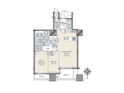 三田ガーデンヒルズ パークマンション 間取図(平面図)