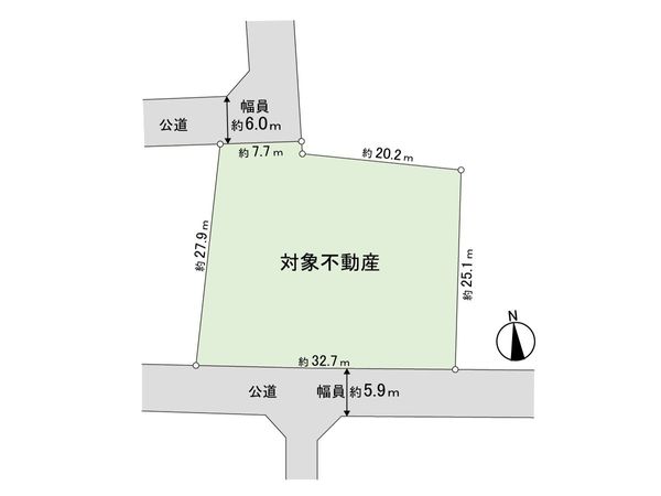 泉崎1丁目 土地 区画図