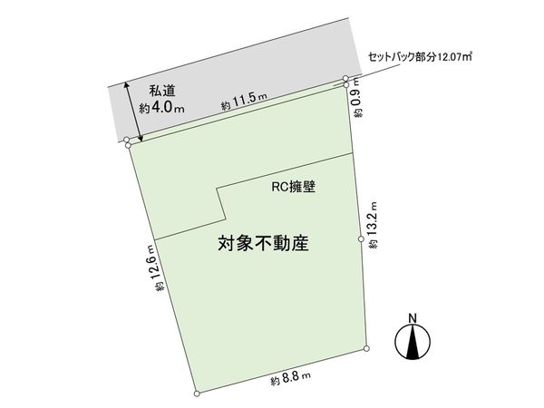 東仙台1丁目 区画図