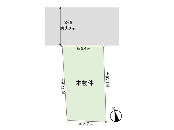 松が丘 土地 区画図