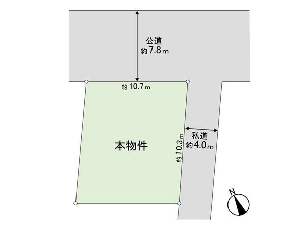 三条町 土地 区画図 三条町 土地 区画図