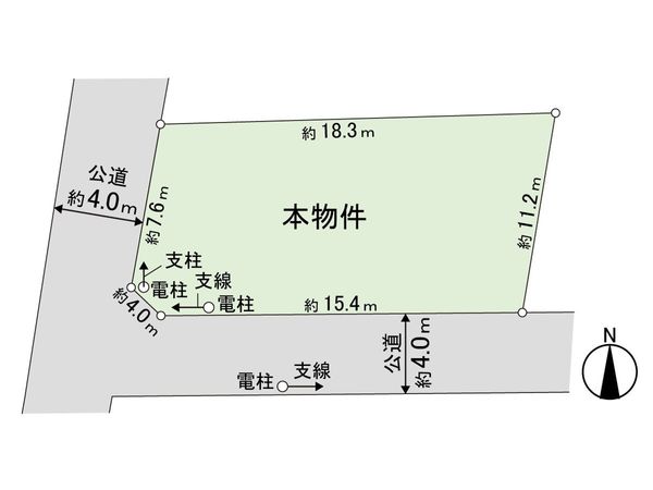 北山1丁目 土地 区画図 北山1丁目 土地 区画図