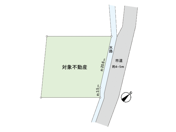 土地 福岡字板橋 地形図