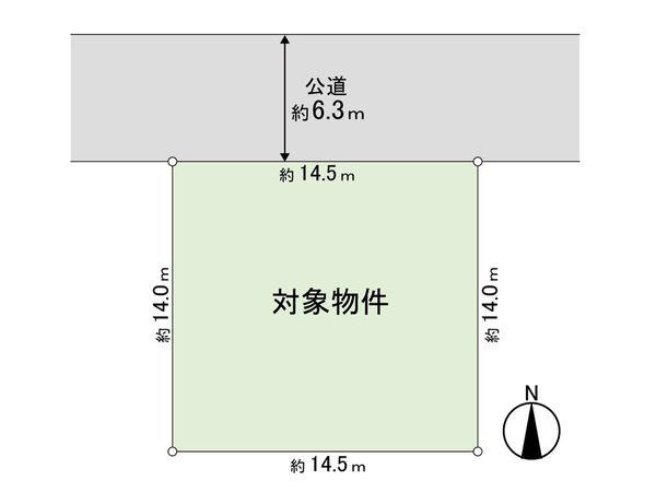 寺岡1丁目 土地 区画図