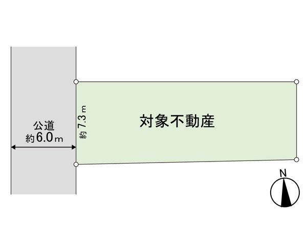 将監7丁目 B区画 土地 区画図 将監7丁目 B区画 土地 区画図
