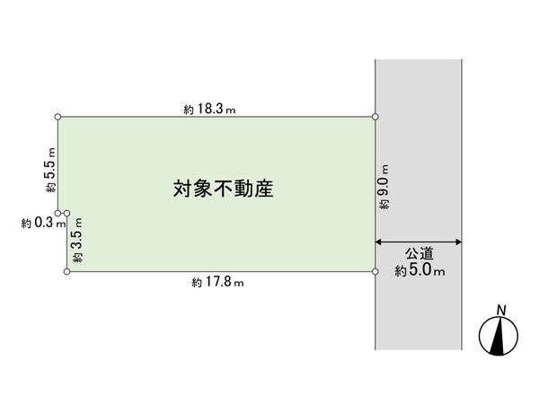 南光台5丁目 A区画 土地 区画図