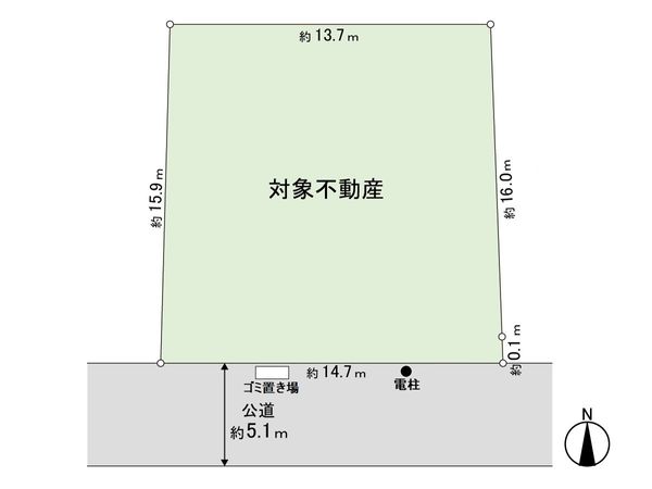 子平町 土地 区画図 子平町 土地 区画図
