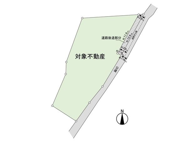 利府町菅谷字赤坂 土地 区画図 区画図