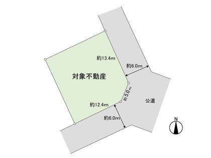 富谷市あけの平2丁目 土地 区画図