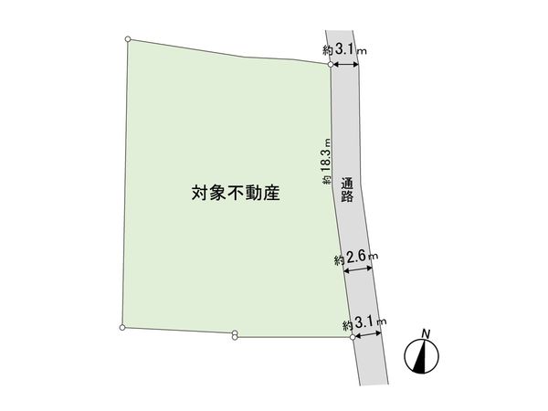 根白石字町尻道下 区画図 根白石字町尻道下 区画図