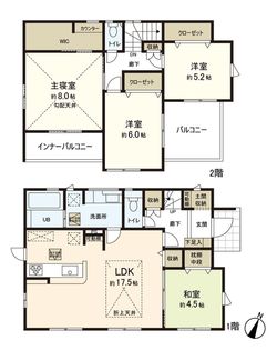 富ケ丘3丁目 新築戸建 間取図(平面図)