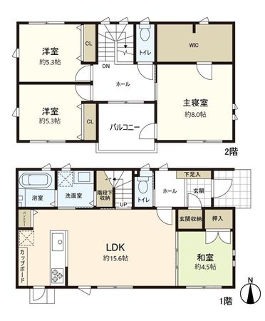 杜乃橋2丁目 戸建 間取図(平面図) 杜乃橋2丁目 戸建 間取図(平面図)