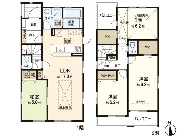 将監2丁目 新築戸建 間取図(平面図)