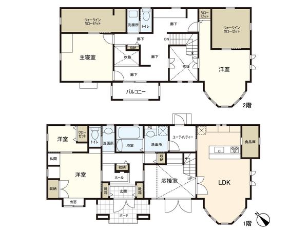 大和町もみじケ丘3丁目 戸建 間取図(平面図) 大和町もみじケ丘3丁目 戸建 間取図(平面図)